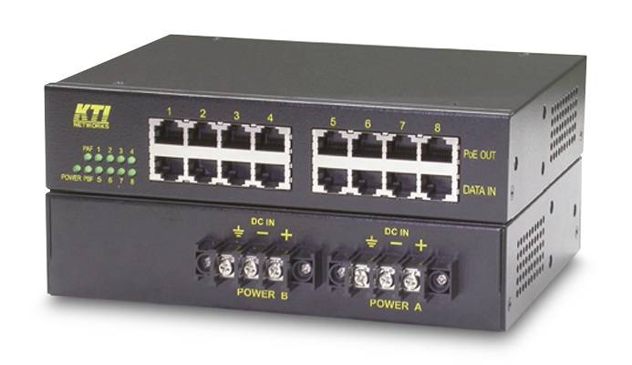KTI KPOE-800HP PoE-injector 10 / 100 / 1000 MBit/s IEEE 802.3at (30 W)