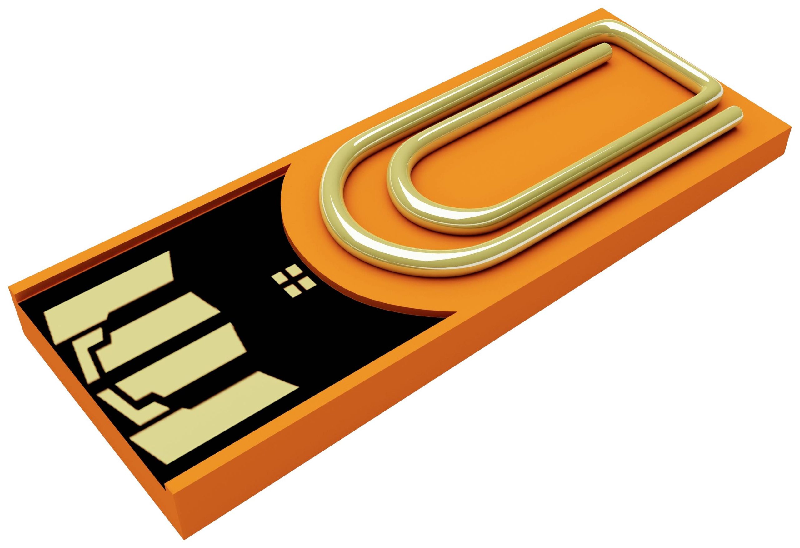 Xlyne clip/me TRUE DOCUMENT USB-stick Bulk 8 GB Oranje CA08CO002 USB-A 2.0