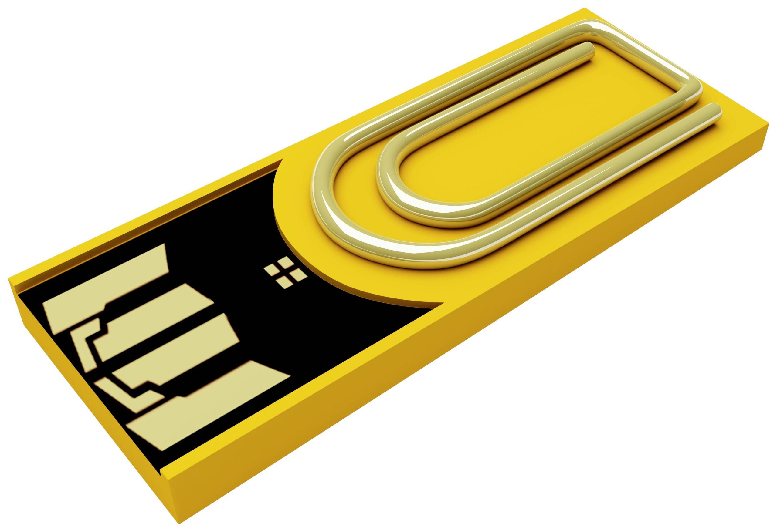 Xlyne clip/me USB-stick Bulk 8 GB Geel CM08LY002 USB-A 2.0