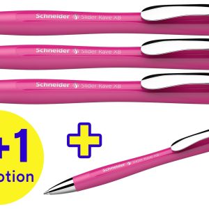Schneider Schreibgeräte Slider Rave XB 132554 Balpen 0.7 mm Kleur inkt: Blauw 4 stuk(s) Schneider Schreibgeräte Slider Rave XB 132554 Balpen 0.7 mm Kleur inkt: Blauw 4 stuk(s)