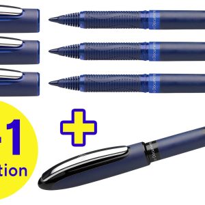 Schneider Schreibgeräte One Business 06 183084 Rollerballpen 0.6 mm Zwart, Blauw 4 stuk(s) Schneider Schreibgeräte One Business 06 183084 Rollerballpen 0.6 mm Zwart, Blauw 4 stuk(s)