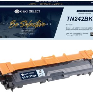 G&G Toner vervangt Brother TN-242BK Compatibel Zwart TN-242BK GS-BTN242K G&G Toner vervangt Brother TN-242BK Compatibel Zwart TN-242BK GS-BTN242K