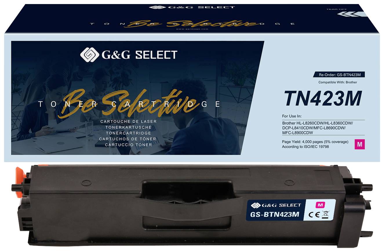 G&G Toner vervangt Brother TN-423M Compatibel Magenta TN-423M GS-BTN423M