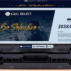 G&G Toner vervangt Canon, HP 203X Compatibel Zwart CF540X/Cartridge 054H Black GS-HCF540X(U) G&G Toner vervangt Canon, HP 203X Compatibel Zwart CF540X/Cartridge 054H Black GS-HCF540X(U)