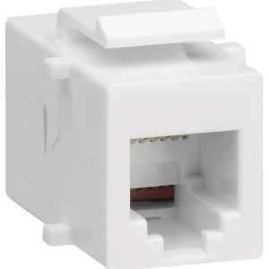 Hager Tehalit RJ12-inbouwmodule Keystone 1 stuk(s)