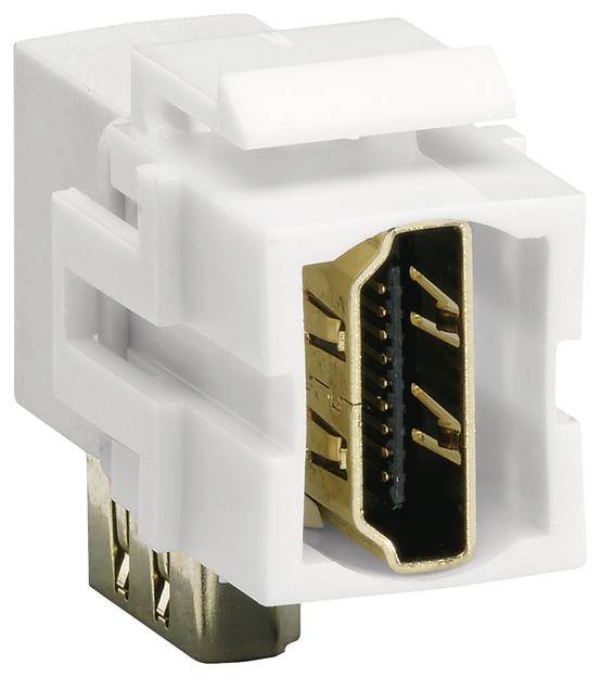 Hager HDMI-inbouwmodule Keystone 1 stuk(s)