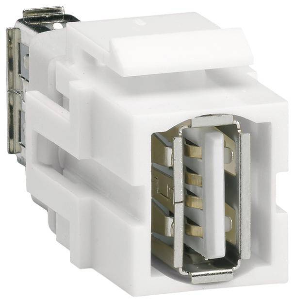 Hager USB 2.0-inbouwmodule Keystone 1 stuk(s)