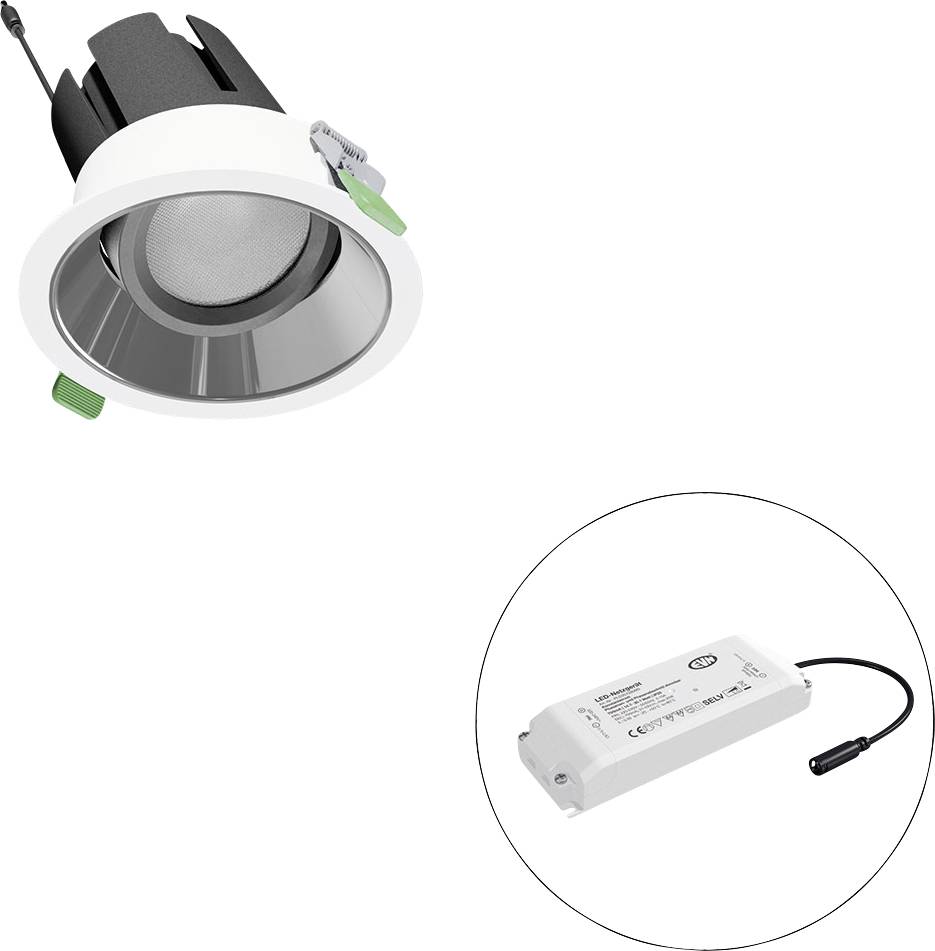 EVN F04R11SM2540L24P F04R11SM2540L24P LED-plafondspot