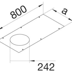 Hager BKAD400800R2 Afdekking