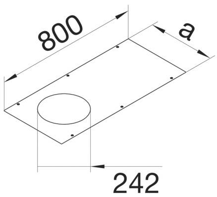Hager BKAD400800R2 Afdekking