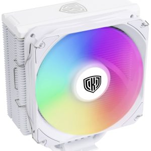 Kolink Kolink Umbra EX180 ARGB White CPU Cooler – 120 mm CPU-koellichaam met ventilator Intel LGA 1700, Intel LGA 1200, Kolink Kolink Umbra EX180 ARGB White CPU Cooler – 120 mm CPU-koellichaam met ventilator Intel LGA 1700, Intel LGA 1200,