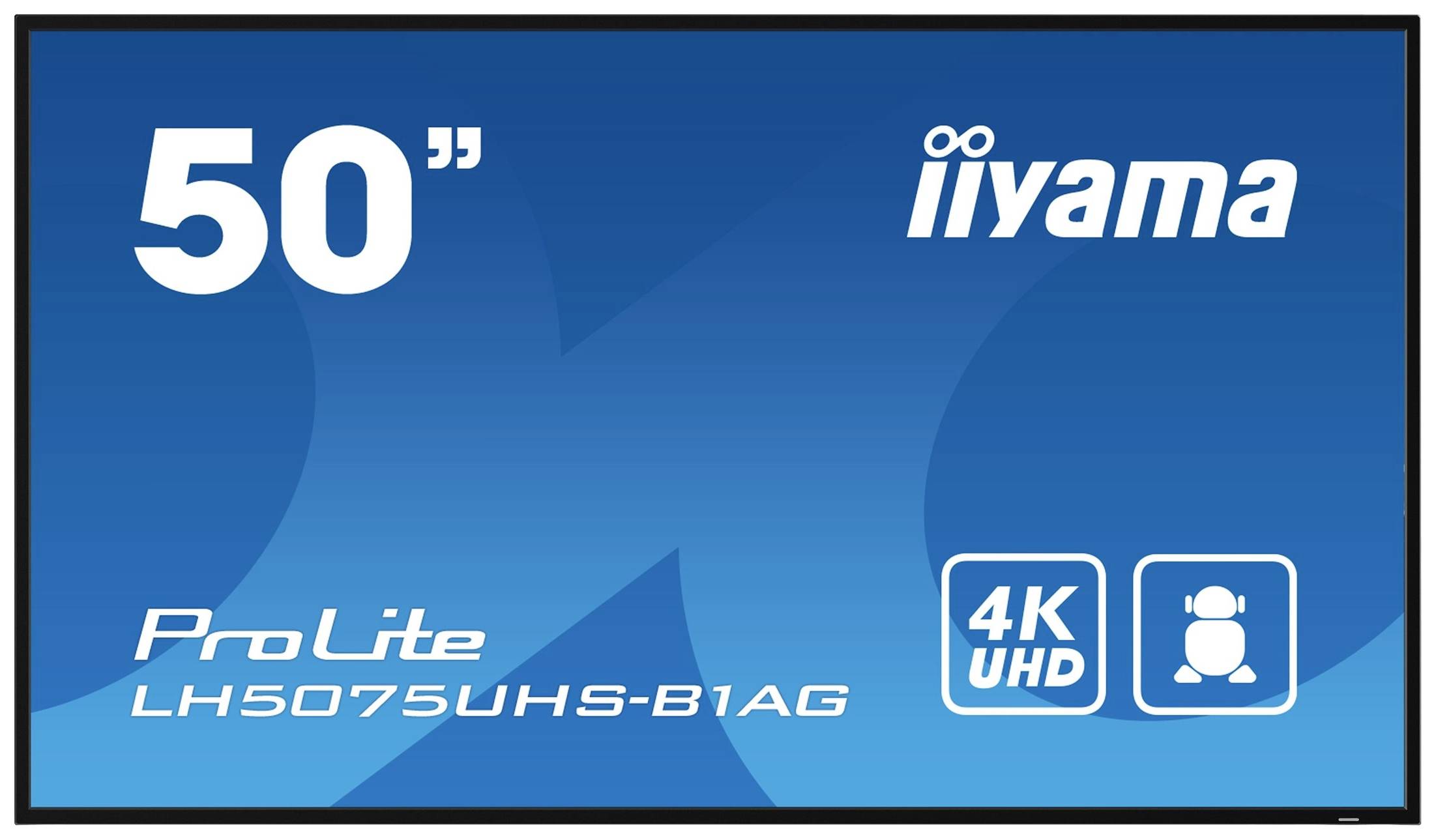 Iiyama ProLite LH5075UHS-B1AG Digital Signage display Energielabel: G (A - G) 126 cm 49.5 inch 3840 x 2160 Pixel 24/7