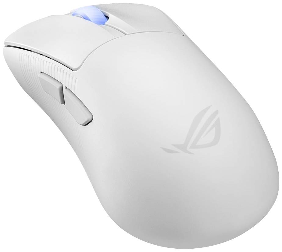 Asus ROG Keris II WL Ace Gaming-muis Bluetooth Optisch Wit 7 Toetsen 42000 dpi Ergonomisch, Verlicht