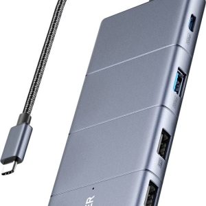 Anker 565 USB-C Hub (11-in-1) USB-C dockingstation Geschikt voor merk (dockingstation): Universeel Geïntegreerde kaartle Anker 565 USB-C Hub (11-in-1) USB-C dockingstation Geschikt voor merk (dockingstation): Universeel Geïntegreerde kaartle