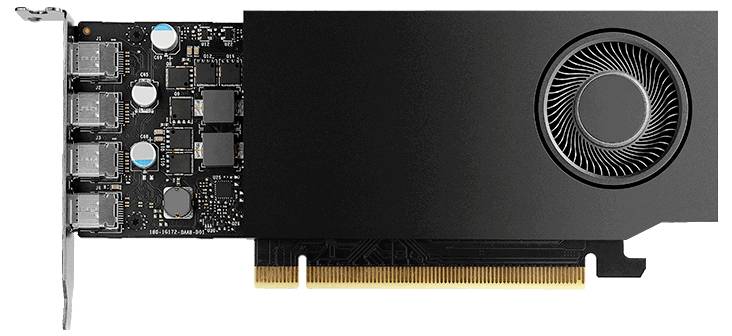 PNY Nvidia RTX™ A1000 Videokaart Low Profile 8 GB GDDR6-RAM PCIe x8 Mini-DisplayPort Low Profile