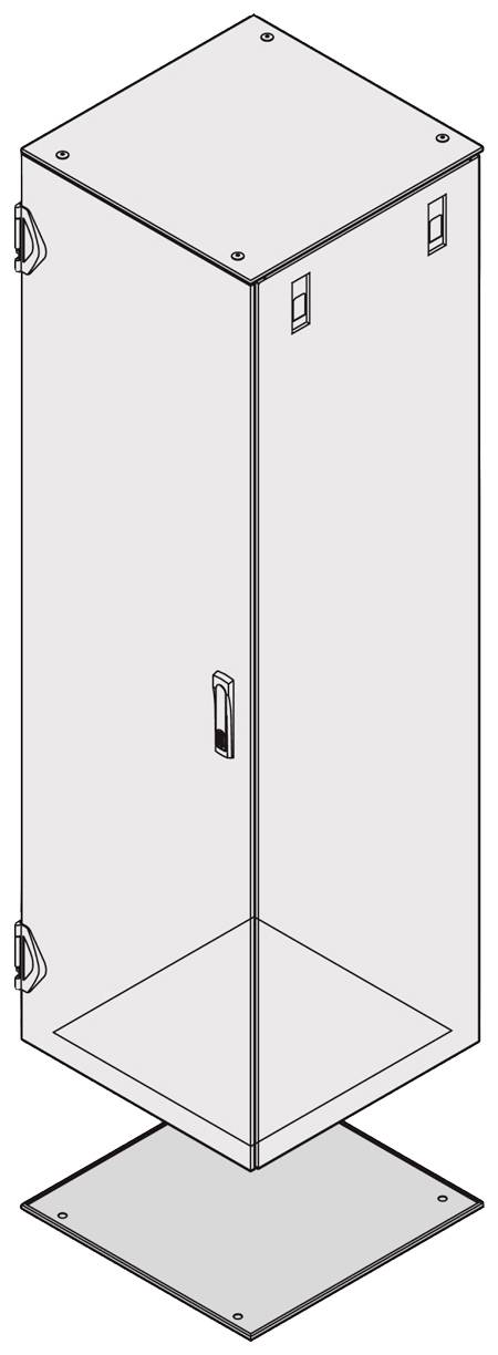 nVent SCHROFF 21630630 19 inch Bodemplaat voor patchkast Gesloten Geschikt voor kastdiepte: 800 mm Zwart/grijs