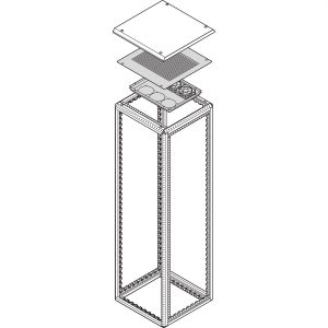 nVent SCHROFF 21630604 19 inch Ventilator voor patchkast Zwart/grijs nVent SCHROFF 21630604 19 inch Ventilator voor patchkast Zwart/grijs