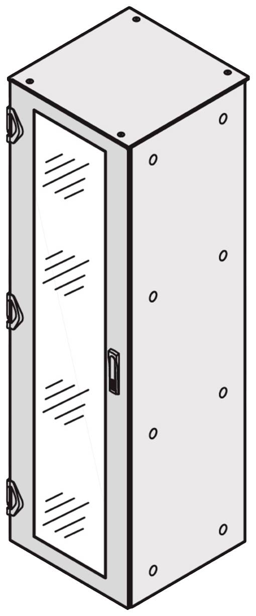 nVent SCHROFF 21130901 19 inch Doorkijkdeur voor patchkast 42 HE Zwart/grijs