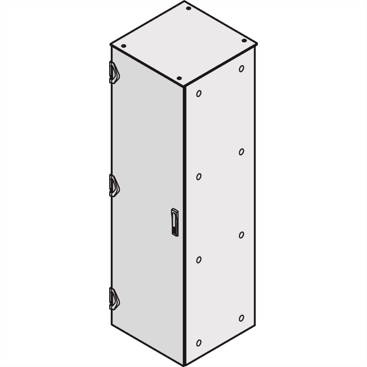 nVent SCHROFF 21130879 19 inch Deur van plaatstaal voor patchkast Zwart/grijs