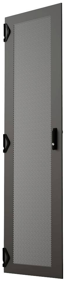 nVent SCHROFF 21630006 19 inch Stalen geperforeerde deur voor patchkast Zwart/grijs