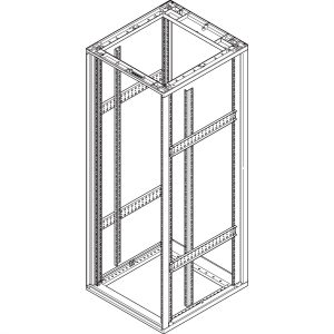 nVent SCHROFF 27230178 19 inch 19inch-rasterprofiel 34 HE Zwart-grijs nVent SCHROFF 27230178 19 inch 19inch-rasterprofiel 34 HE Zwart-grijs