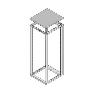 nVent SCHROFF 25230037 19 inch Dakpaneel Zwart/grijs