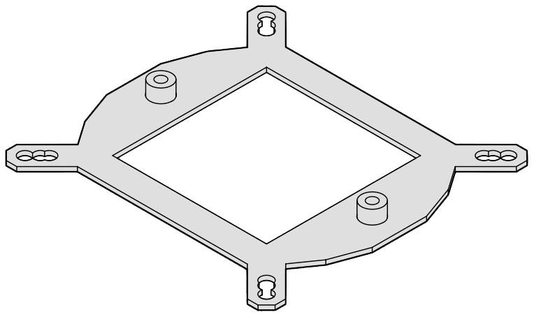nVent SCHROFF 24830002 19 inch Adapterplaat
