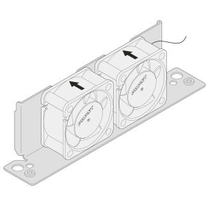 nVent SCHROFF 24828307 19 inch 1 x Ventilator voor patchkast 3 HE nVent SCHROFF 24828307 19 inch 1 x Ventilator voor patchkast 3 HE