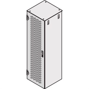 nVent SCHROFF 22130710 19 inch Stalen geperforeerde deur voor patchkast Grijs-wit (RAL 7035)