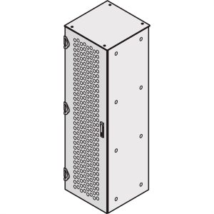 nVent SCHROFF 22130702 19 inch Stalen geperforeerde deur voor patchkast Grijs-wit (RAL 7035)