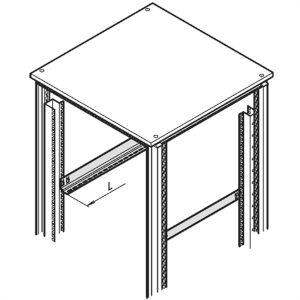 nVent SCHROFF 22127092 19 inch Geleiderails voor patchkast nVent SCHROFF 22127092 19 inch Geleiderails voor patchkast