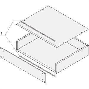 nVent SCHROFF 20860132 19 inch Afdichtingsset voor patchkast nVent SCHROFF 20860132 19 inch Afdichtingsset voor patchkast