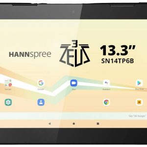 Hannspree Pad Zeus 3 WiFi 128 GB Zwart Android tablet 33.8 cm (13.3 inch) 2 GHz MediaTek Android 13 1920 x 1080 Pixel Hannspree Pad Zeus 3 WiFi 128 GB Zwart Android tablet 33.8 cm (13.3 inch) 2 GHz MediaTek Android 13 1920 x 1080 Pixel