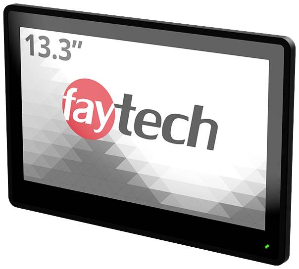 Faytech FT133TMCAPOB Touchscreen monitor Energielabel: D (A - G) 33.8 cm (13.3 inch) 1920 x 1080 Pixel 16:9 14 ms HDMI,