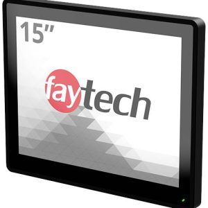 Faytech FT15TMCAPOB Touchscreen monitor Energielabel: E (A – G) 38.1 cm (15 inch) 1920 x 1080 Pixel 4:3 8 ms HDMI, Displ Faytech FT15TMCAPOB Touchscreen monitor Energielabel: E (A – G) 38.1 cm (15 inch) 1920 x 1080 Pixel 4:3 8 ms HDMI, Displ