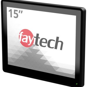 Faytech FT15BX6413ECAPOB Touchscreen monitor 38.1 cm (15 inch) 1920 x 1080 Pixel 4:3 HDMI, DisplayPort, Audio-Line-in, A Faytech FT15BX6413ECAPOB Touchscreen monitor 38.1 cm (15 inch) 1920 x 1080 Pixel 4:3 HDMI, DisplayPort, Audio-Line-in, A