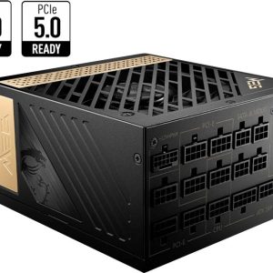MSI MEG Ai1300P PCIE5 PC-netvoeding 1300 W ATX 80 Plus Platinum MSI MEG Ai1300P PCIE5 PC-netvoeding 1300 W ATX 80 Plus Platinum