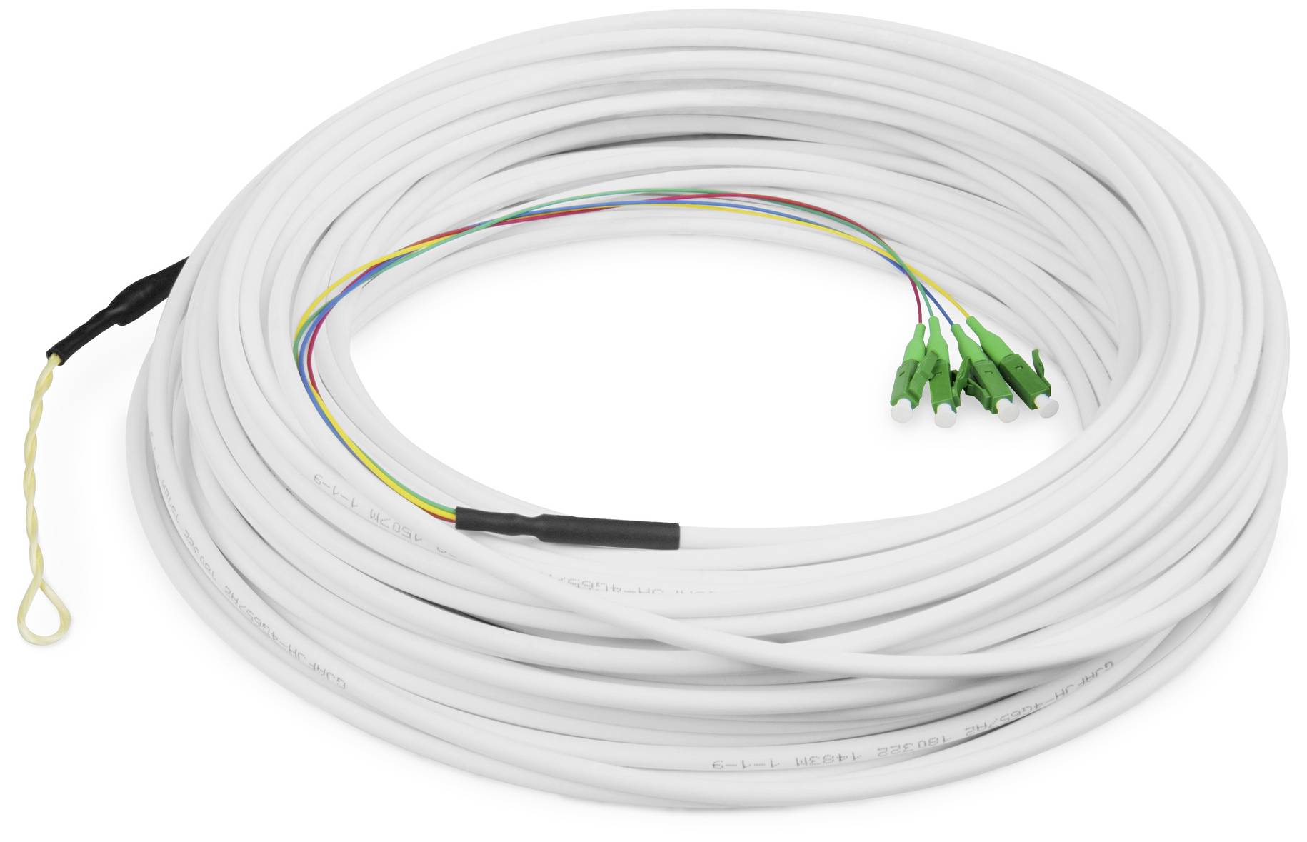 Digitus DK-3904LCA-50 Glasvezel Optische vezel Aansluitkabel 50 m Wit 9/125 µ Singlemode