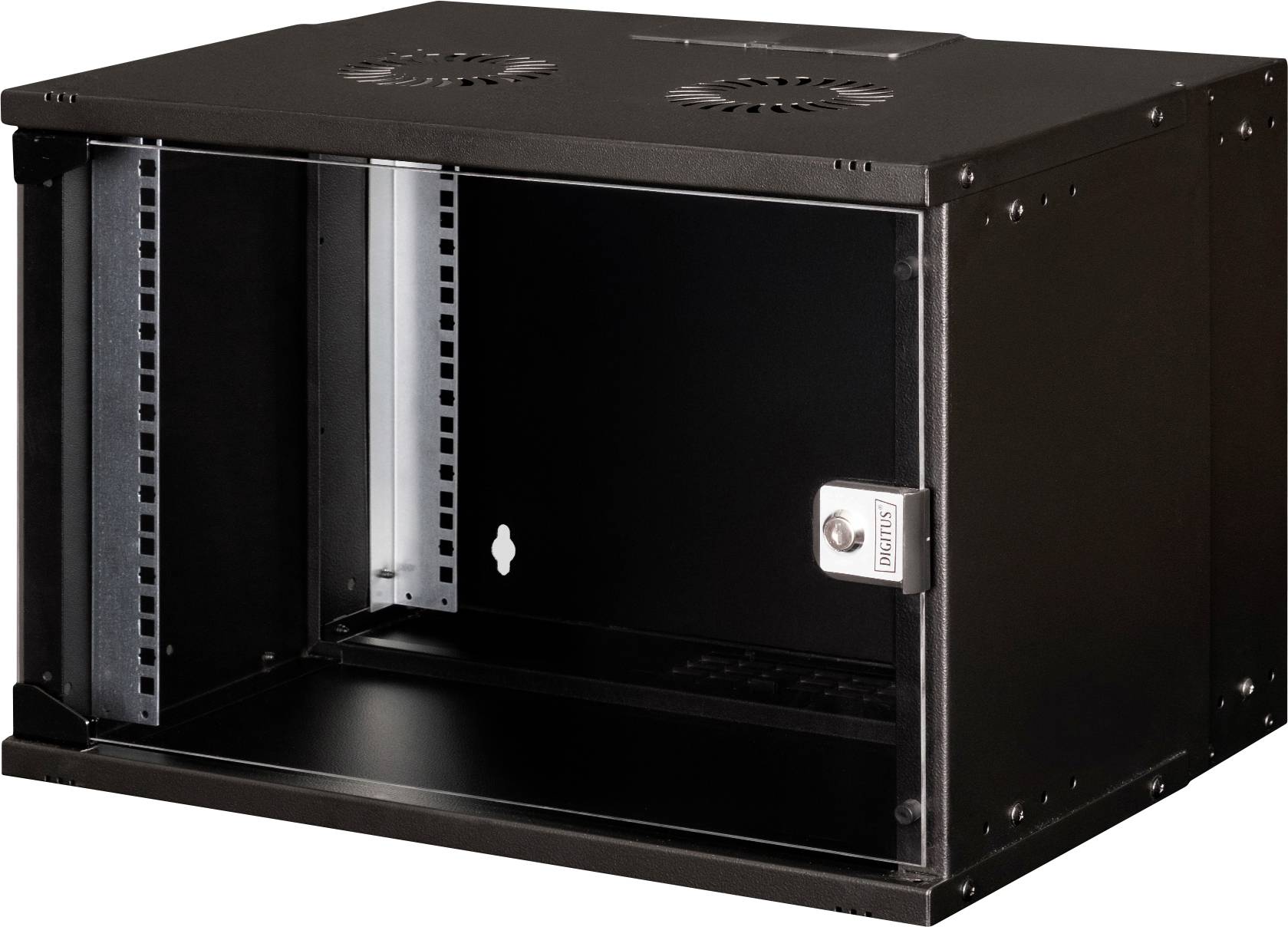 Digitus DN-49203 19inch-wandkast (b x h x d) 540 x 370 x 400 mm 7 HE Zwart, Zwart (RAL 9005)