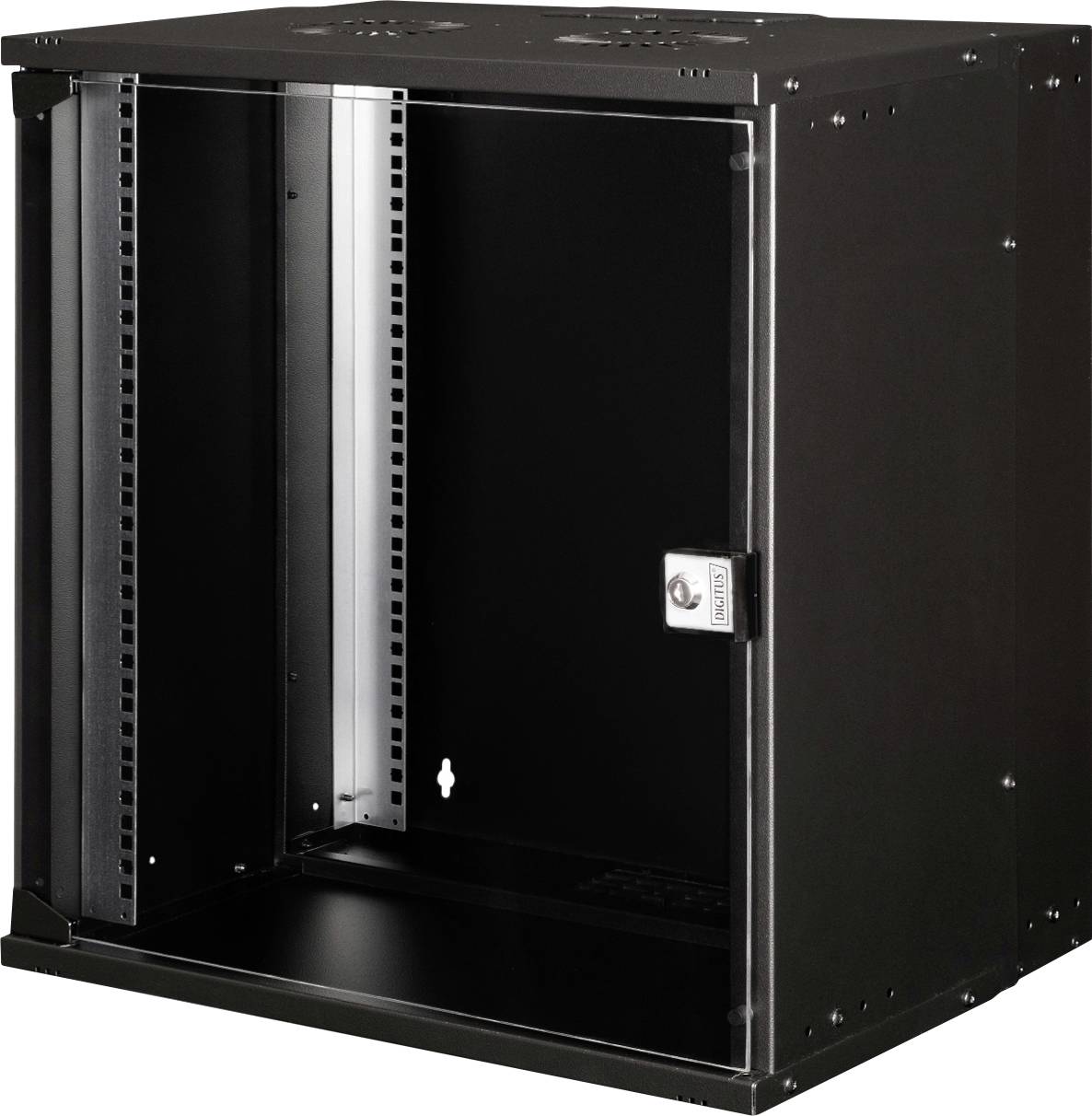 Digitus DN-49207 19inch-wandkast (b x h x d) 540 x 595 x 400 mm 12 HE Zwart, Zwart (RAL 9005)