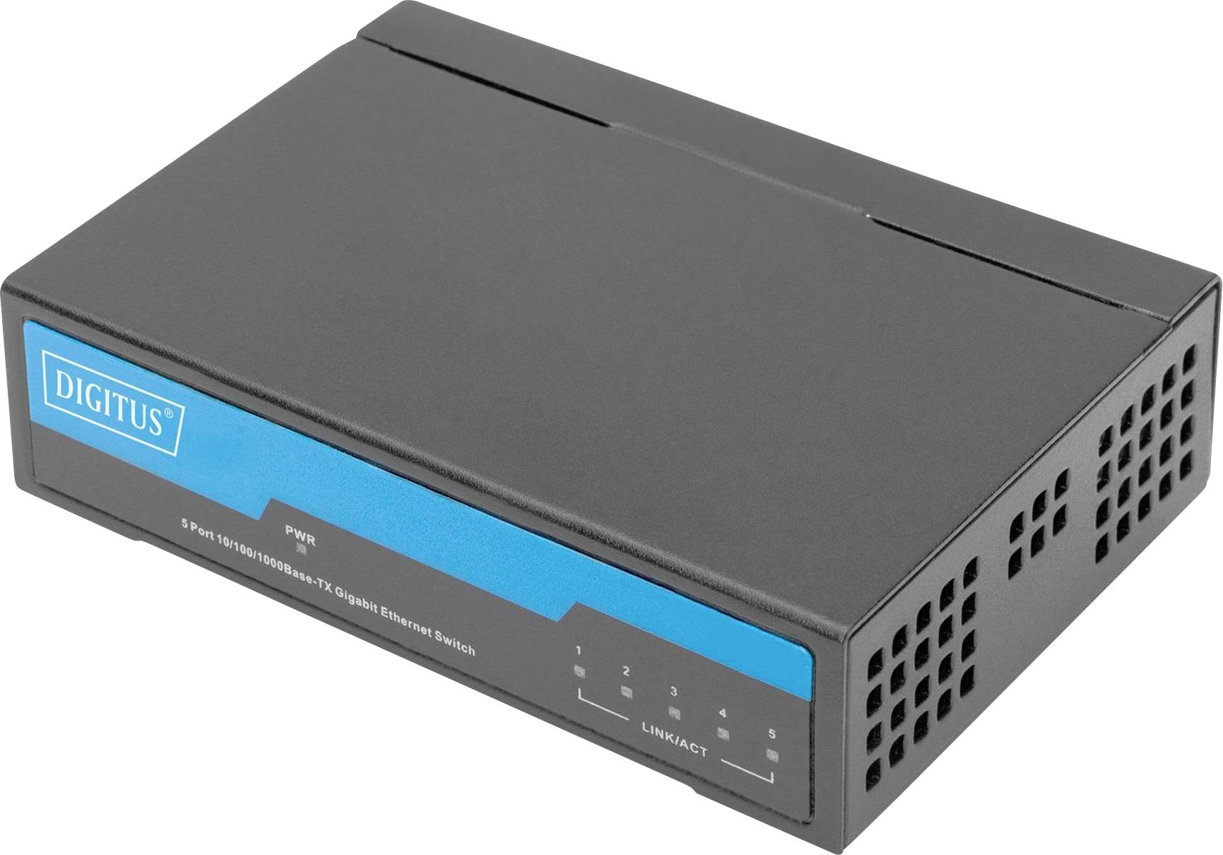 Digitus DN-80202-1 DN-80202-1 Netwerk switch RJ45 1 + 4 poorten 10 / 100 / 1000 MBit/s