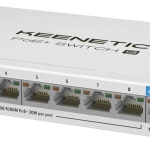 Keenetic POE+ Switch 9 KN-4710-01-EU PoE+ Switch 8 poorts + 1 Uplink