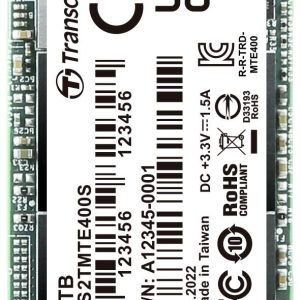 Transcend MTS400S 2 TB PCIe M.2 SSD harde schijf PCIe NVMe 3.0 x4 Retail TS2TMTE400S Transcend MTS400S 2 TB PCIe M.2 SSD harde schijf PCIe NVMe 3.0 x4 Retail TS2TMTE400S