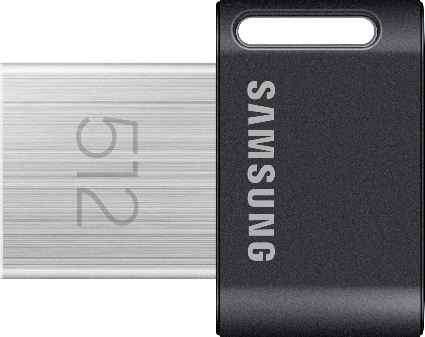 Samsung FIT Plus USB-stick Retail 512 GB Zwart MUF-512AB/APC USB-A 3.2 Gen 1