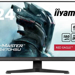 Iiyama G-MASTER Red Eagle G2470HSU-B6 Gaming monitor Energielabel E (A – G) 60.5 cm (23.8 inch) 1920 x 1080 Pixel 16:9 0 Iiyama G-MASTER Red Eagle G2470HSU-B6 Gaming monitor Energielabel E (A – G) 60.5 cm (23.8 inch) 1920 x 1080 Pixel 16:9 0
