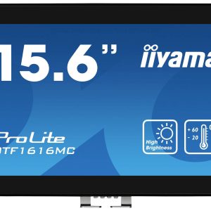 Iiyama ProLite OTF1616MC-B1 Touchscreen monitor Energielabel: E (A – G) 39.6 cm (15.6 inch) 1920 x 1080 Pixel 16:9 25 ms Iiyama ProLite OTF1616MC-B1 Touchscreen monitor Energielabel: E (A – G) 39.6 cm (15.6 inch) 1920 x 1080 Pixel 16:9 25 ms