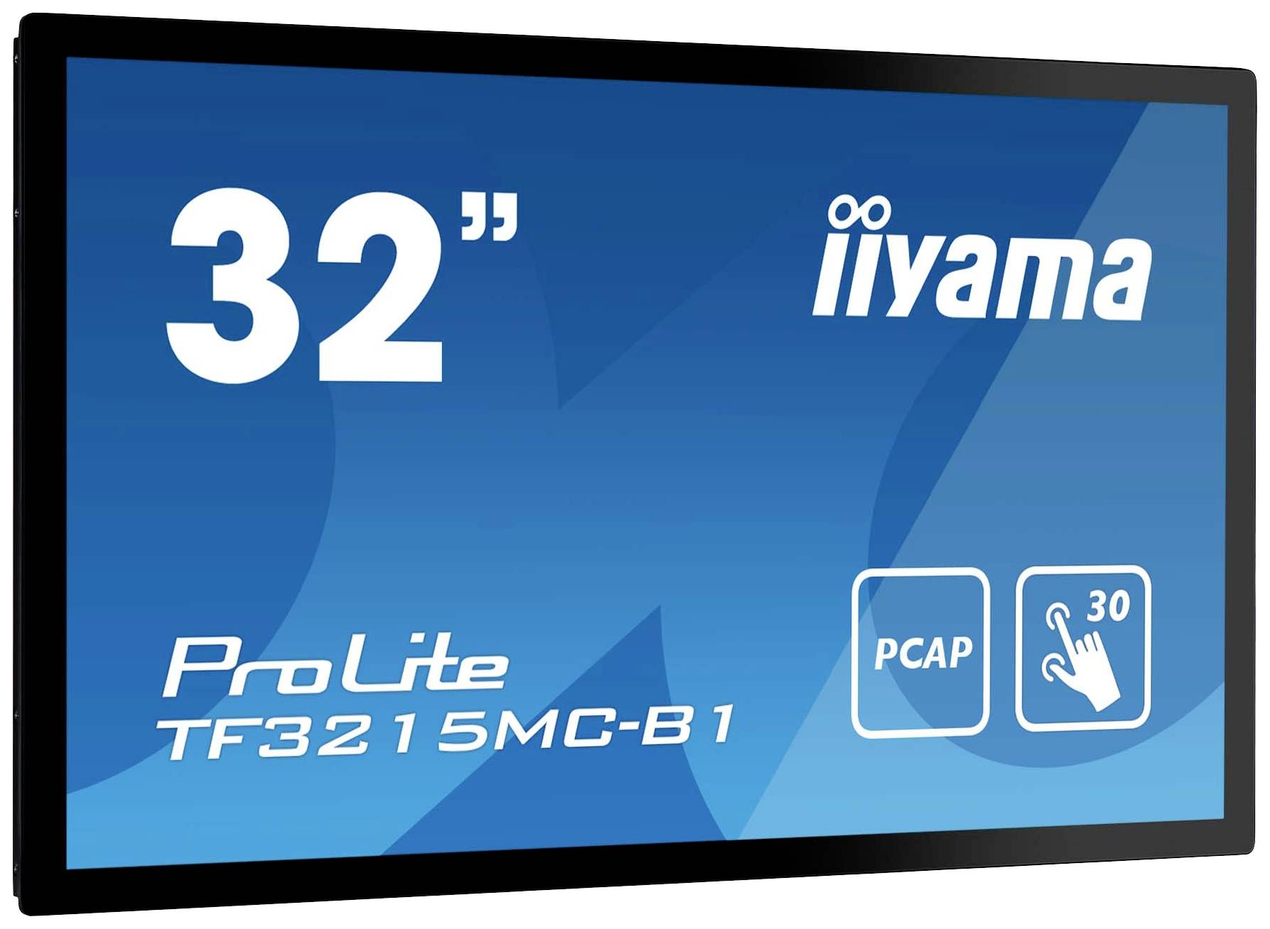 Iiyama ProLite TF3215MC-B2 Touchscreen monitor Energielabel: F (A - G) 80 cm (31.5 inch) 1920 x 1080 Pixel 16:9 8 ms HDM