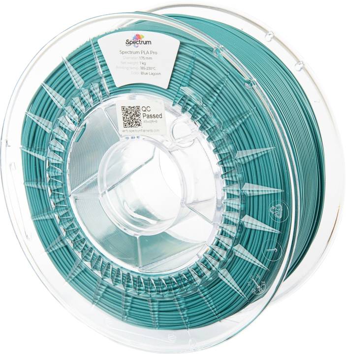 Spectrum Filaments 80137 PLA Pro Filament PLA Pro Slagvast 1.75 mm 1000 g Blue Lagoon, Blauw 1 stuk(s)