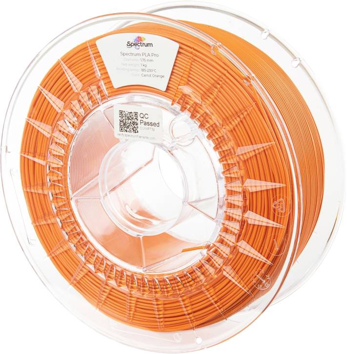 Spectrum Filaments 80130 PLA Pro Filament PLA Pro Slagvast 1.75 mm 1000 g Carrot Orange, Oranje 1 stuk(s)