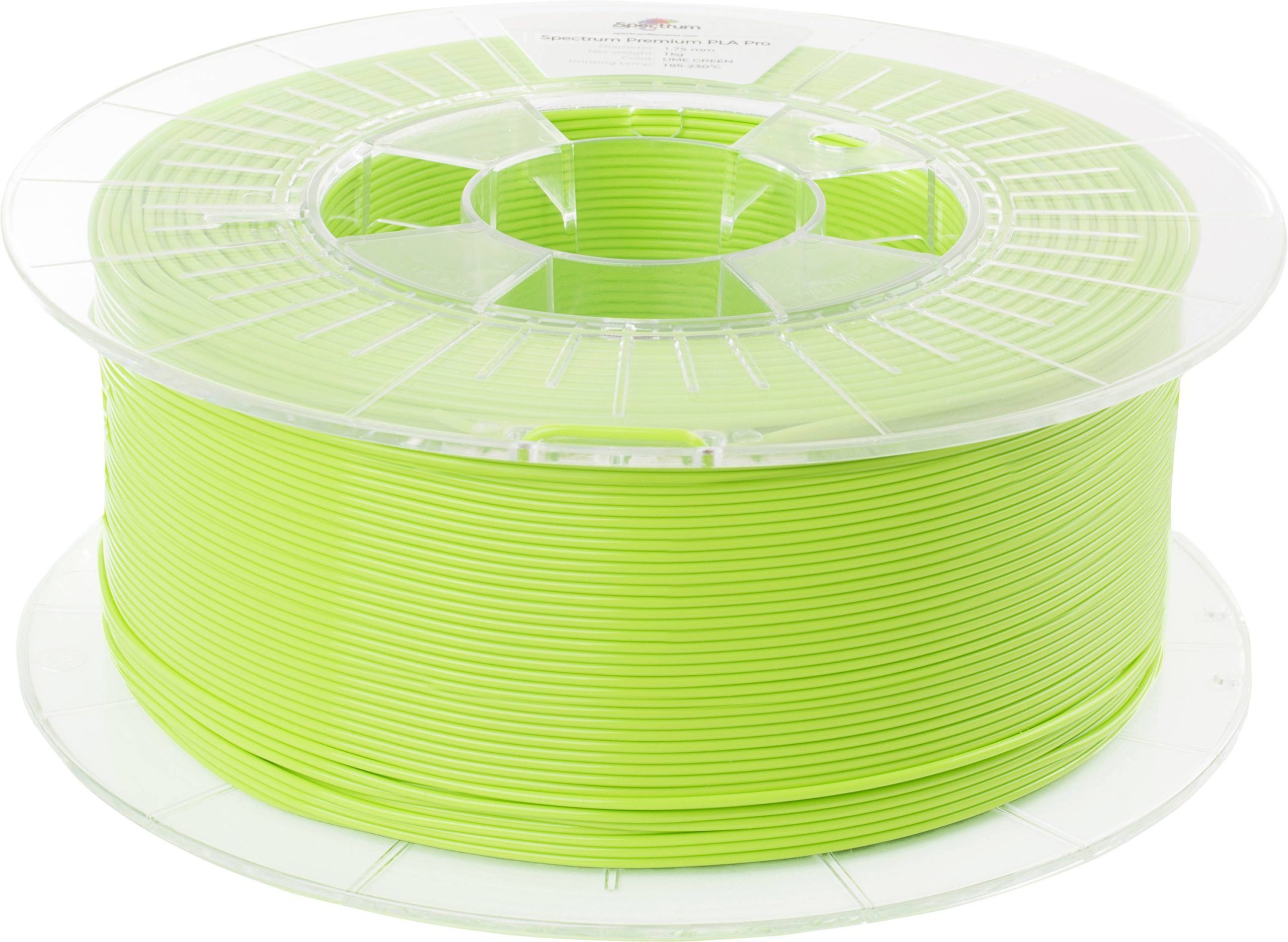 Spectrum Filaments 80014 PLA Premium Filament PLA kunststof Hoge stijfheid 1.75 mm 1000 g Lime Green, Groen, Limoengroen